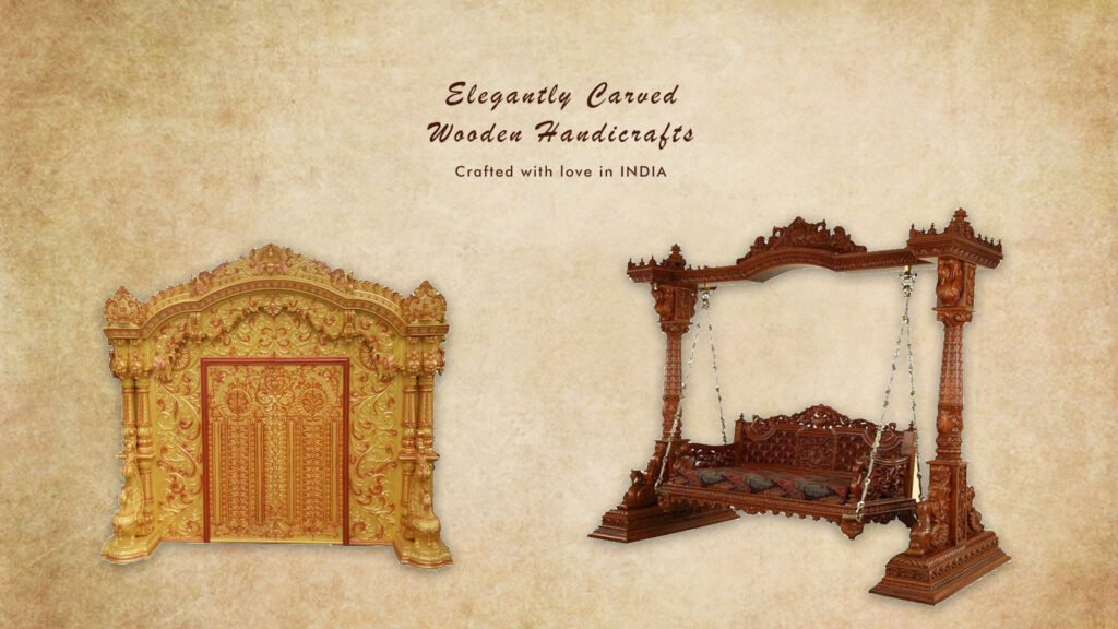 Shiv Handicrafts/ Wooden Temple, Wooden Swing & Furniture Manufacturers