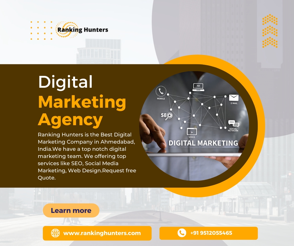 Ranking Hunters – SEO Digital Marketing Company in Ahmedabad India