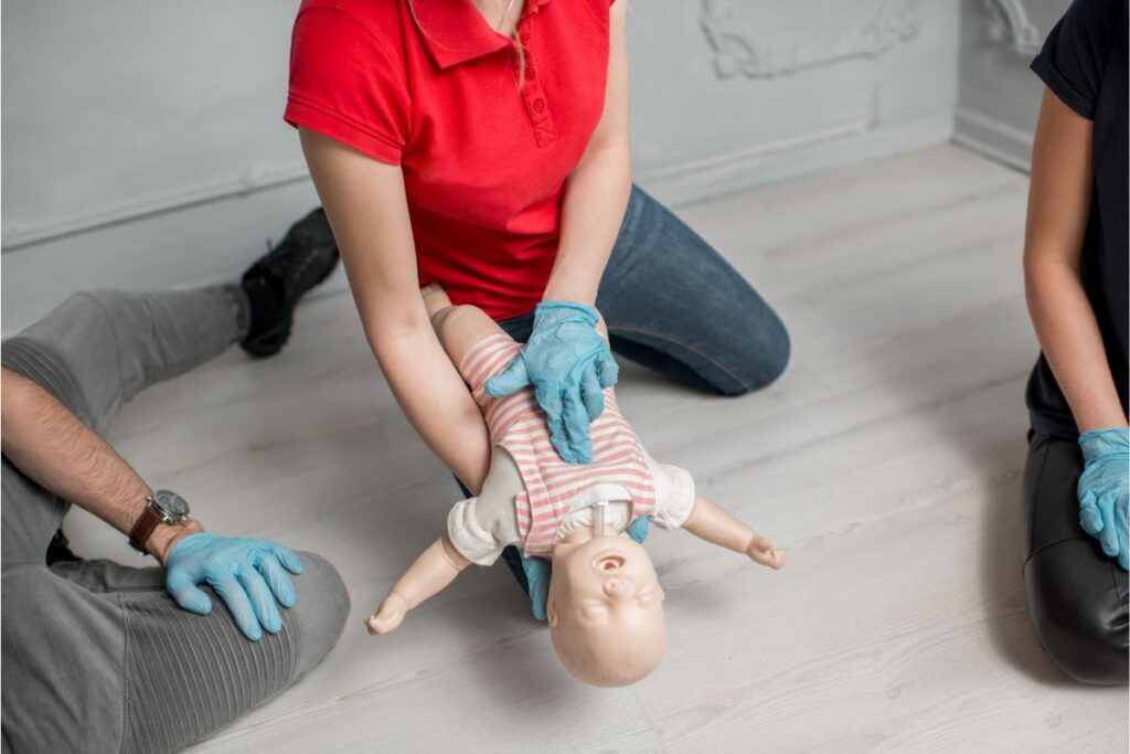 choking first aid child – Defibrillators Australia
