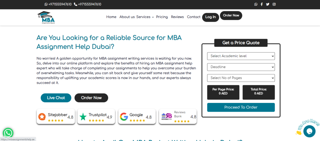 MBA Assignment Help Dubai