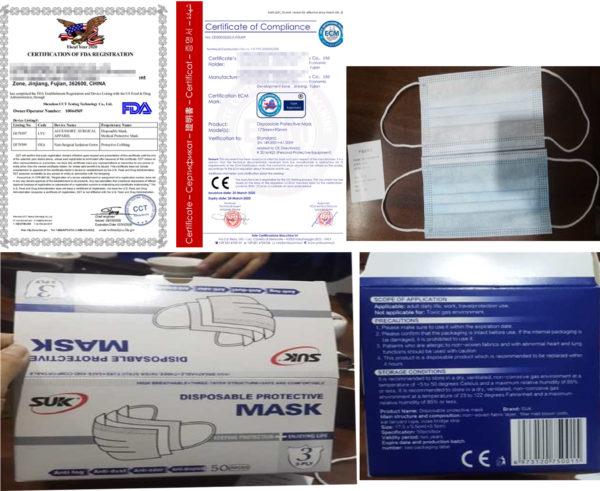 3 PLY CE FDA Disposable Mask – Impress Gift