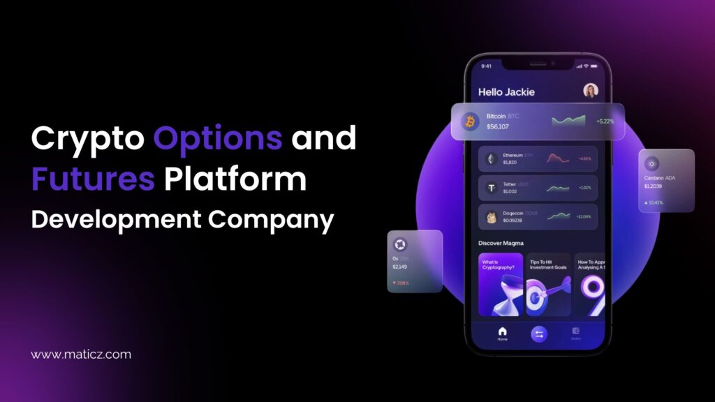 Crypto futures and options platform development company