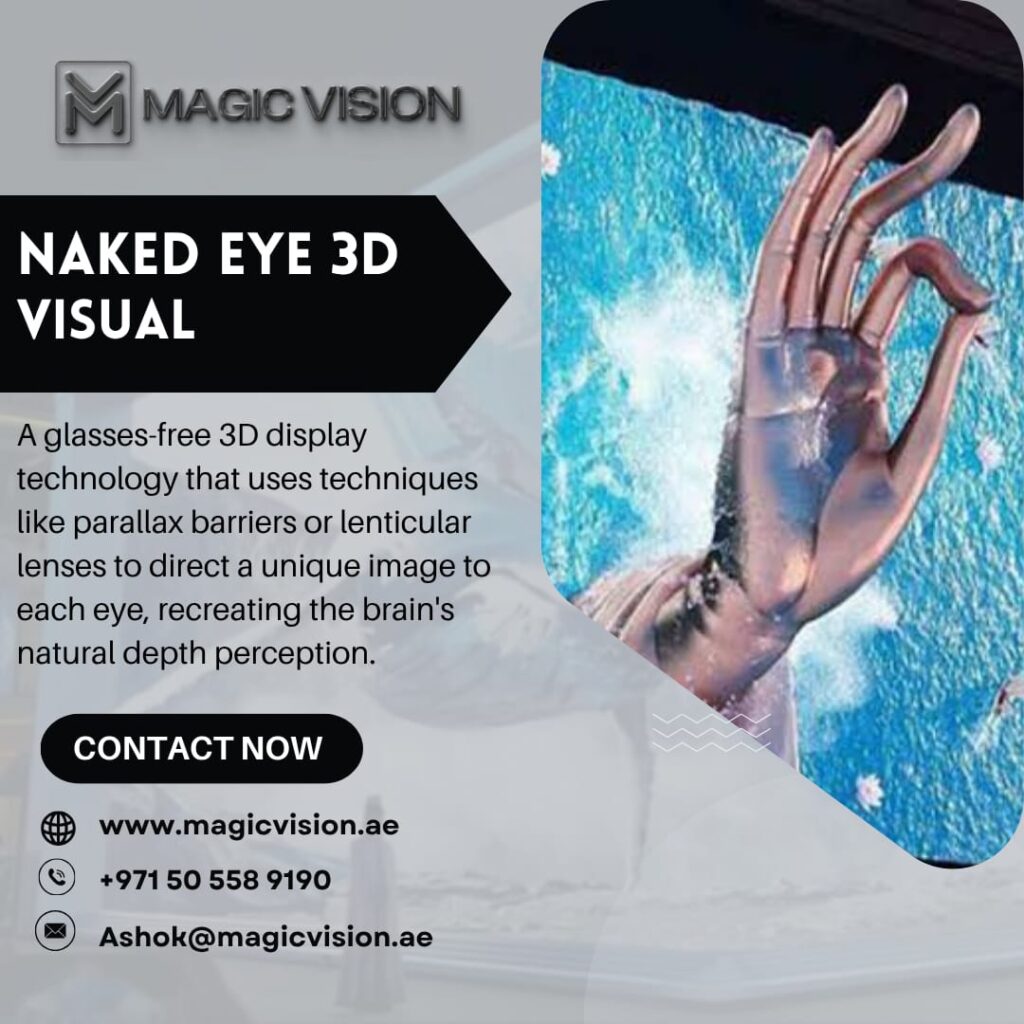 Naked Eye 3D visuals