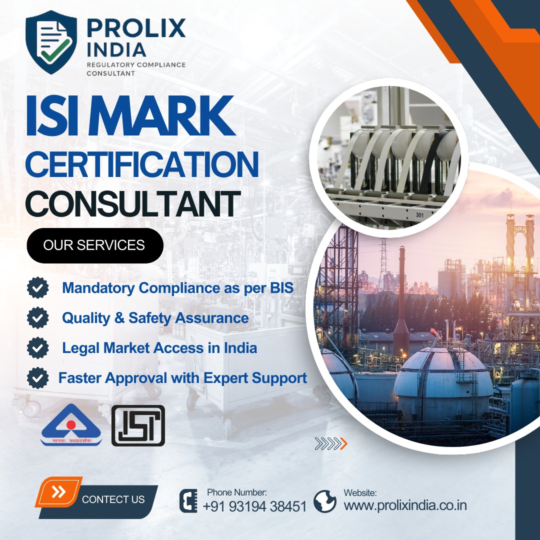 Prolix India – ISI Mark Certification Consultant