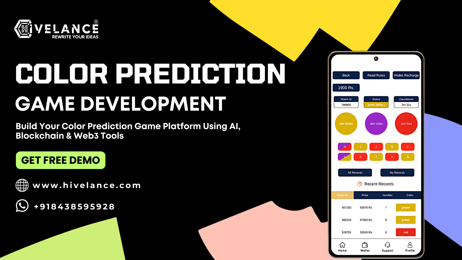 Cost-Effective White Label Color Prediction Game Software